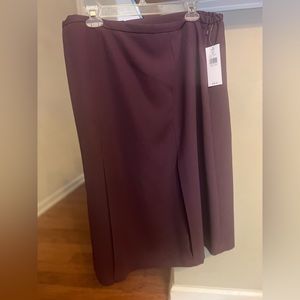 Purple Midi Skirt